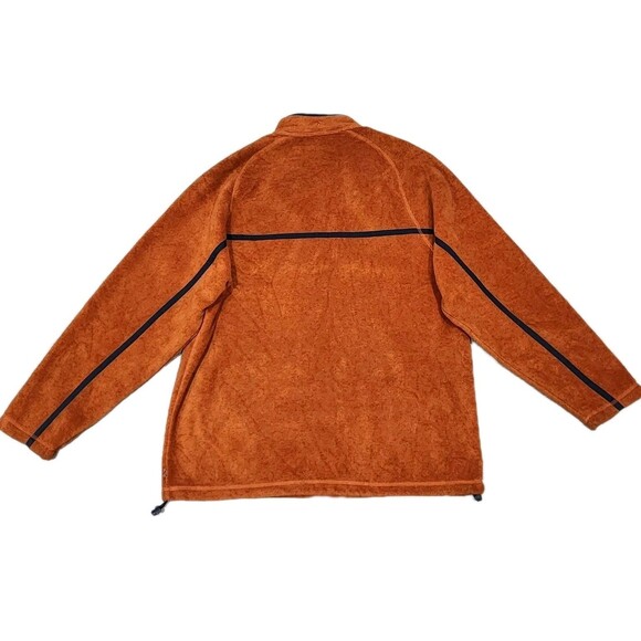 Old Navy Orange/Blue Fleece Sweaters Men's Sizes Large - Picture 5 of 7